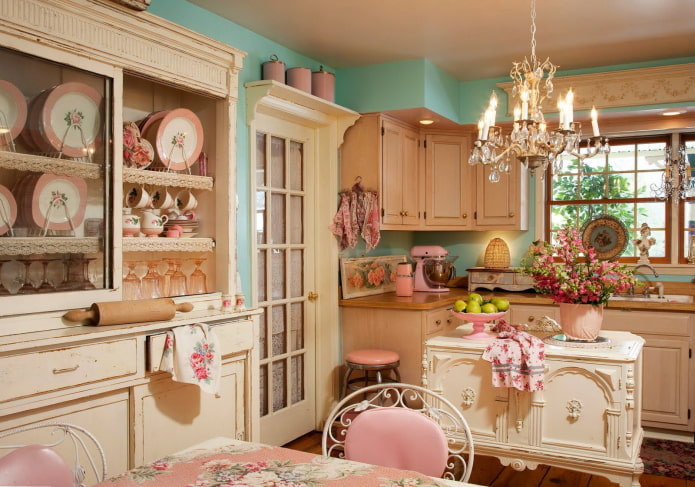 Cuisine vintage lumineuse