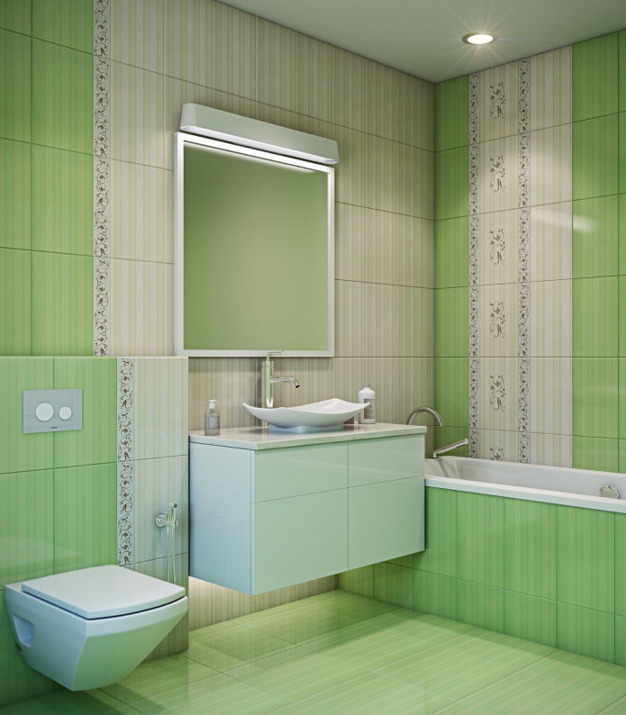 meuble sous vasque mural sous le lavabo