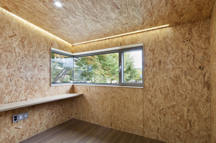 Panneaux OSB dans la maison