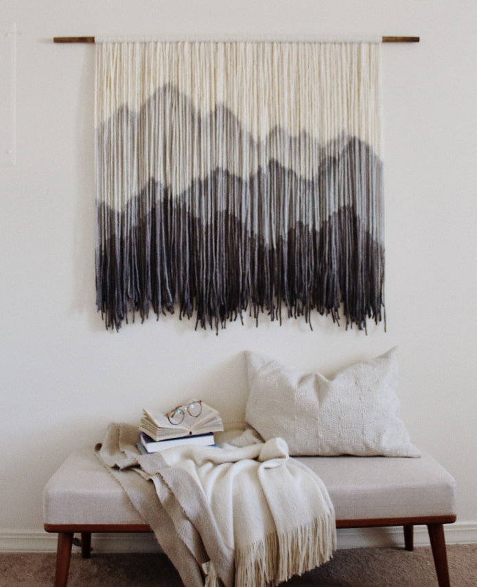 Montagnes de macramé