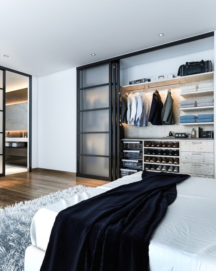 Rangement à chaussures dans la chambre