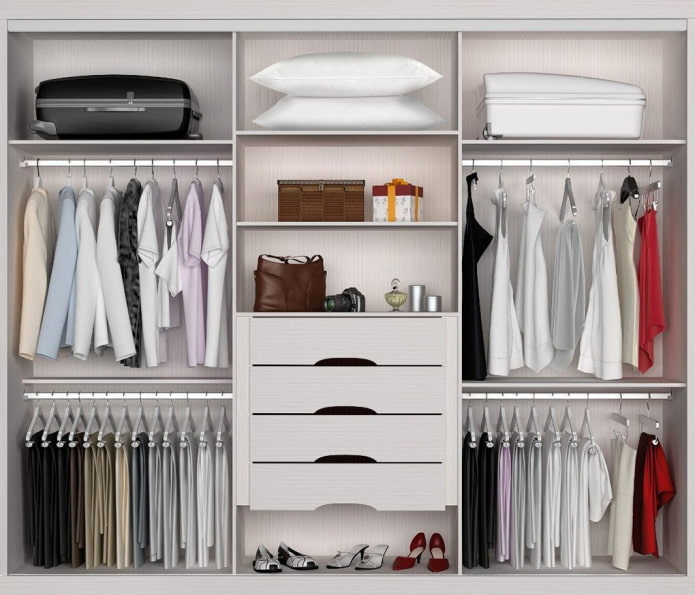 Exemple de contenu d'armoire