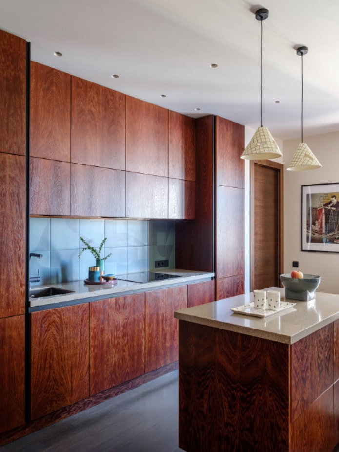 façades de cuisine en bois