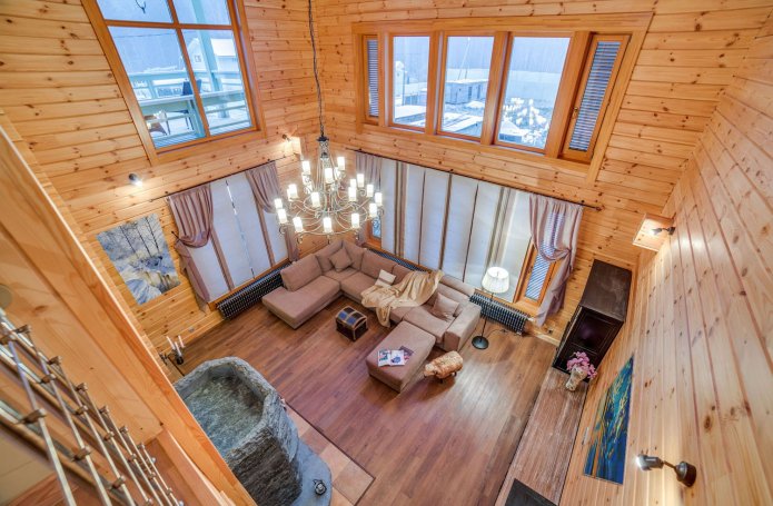 salon dans une maison privée
