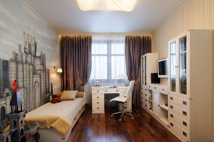 stratifié à l'intérieur de la chambre d'enfant