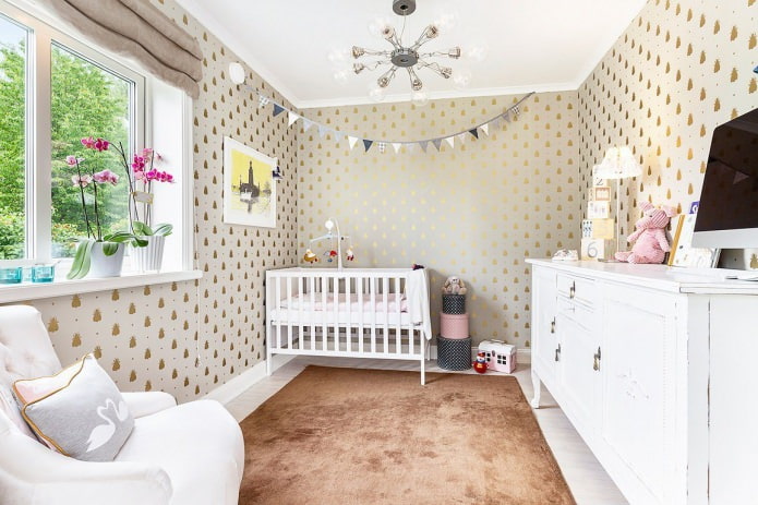 Fond d'écran pour la chambre d'un nouveau-né
