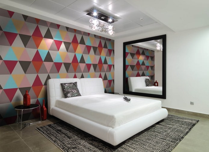 Papier peint dans l'intérieur de la chambre