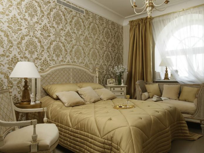 Papier peint texturé pour la chambre