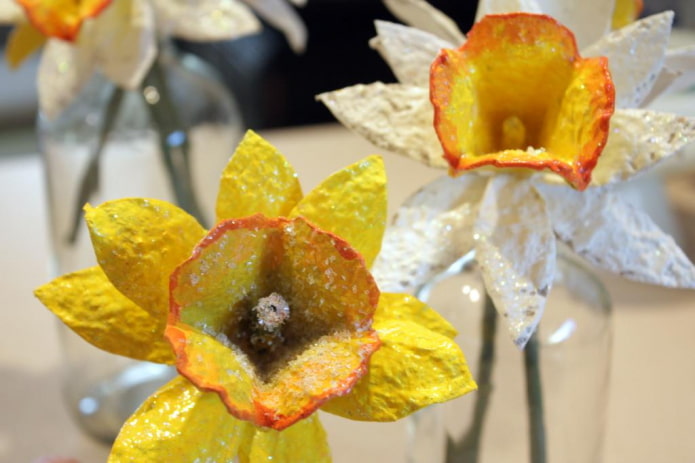 fleurs en papier