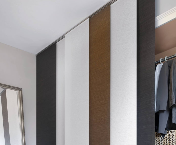 Panneaux japonais dans le dressing