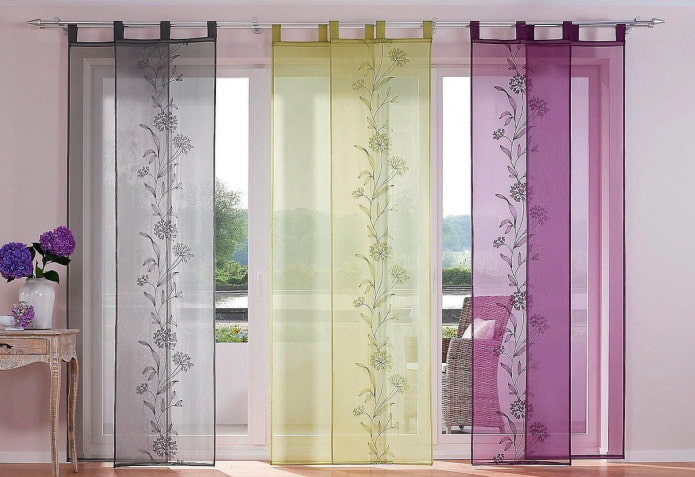 corniche tubulaire pour rideaux japonais