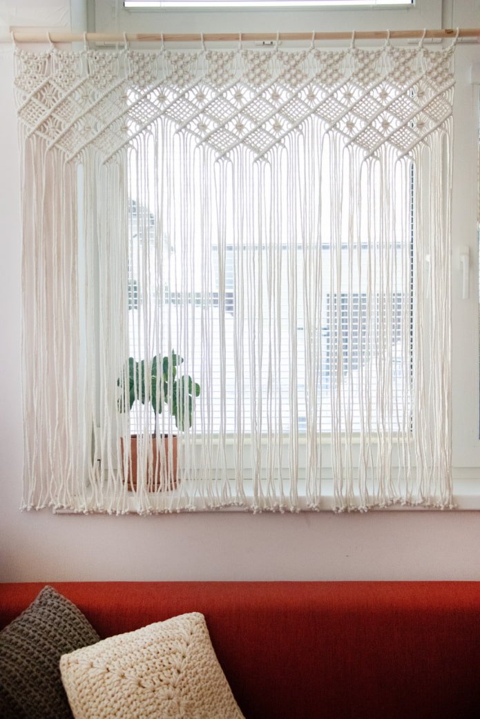 Macramé au lieu de tulle