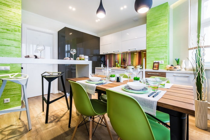 cuisine vert vif