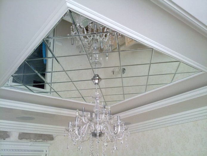 Carreaux miroir à l'intérieur