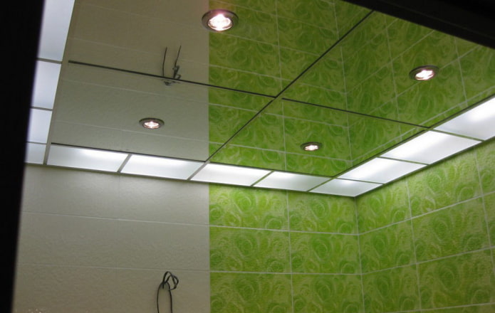 panneaux de plafond miroir