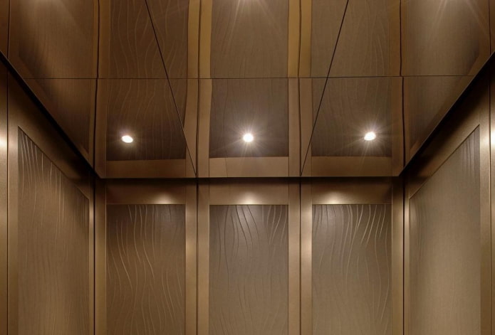 panneaux de plafond miroir