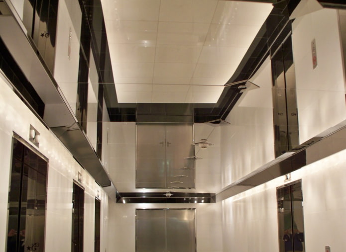 panneaux de plafond miroir