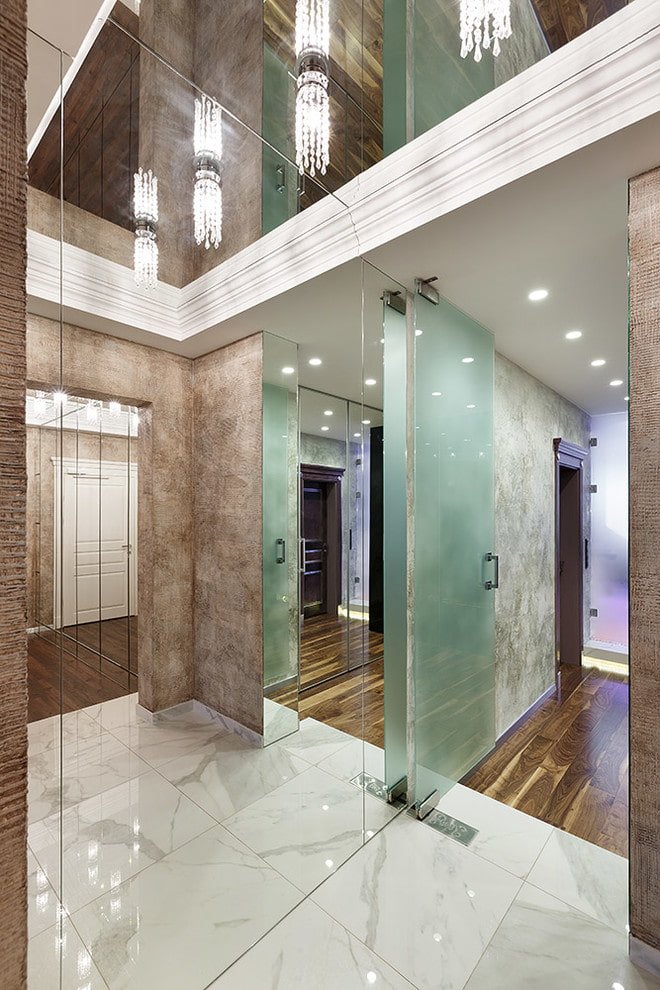 plafond miroir
