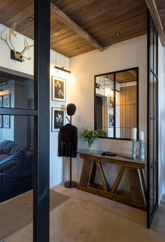 miroir dans le couloir