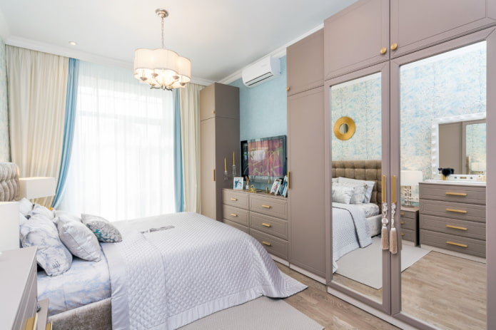 TV dans l'intérieur de la chambre