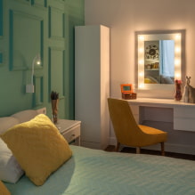 Miroir dans la chambre - une sélection de photos d'intérieur et des recommandations pour un placement approprié-2