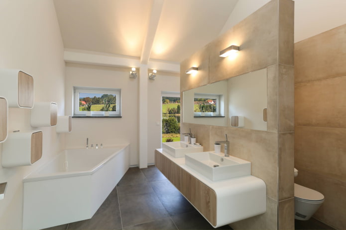 Miroir de salle de bain minimaliste