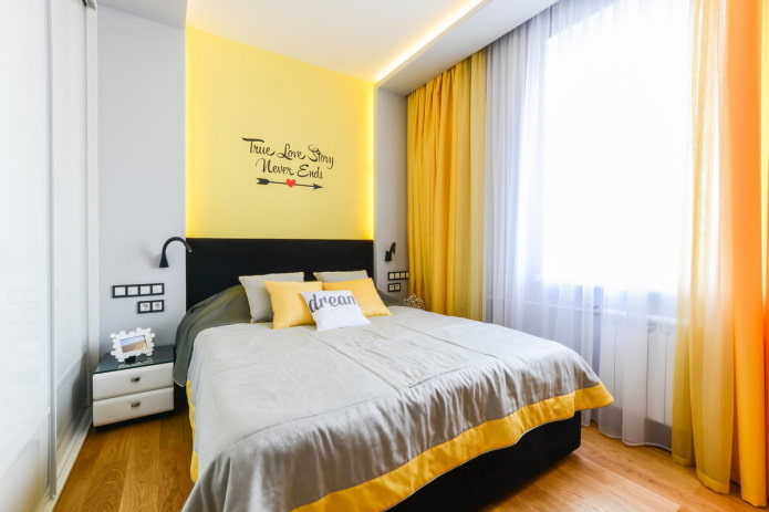 Combinaison de couleurs dans la chambre