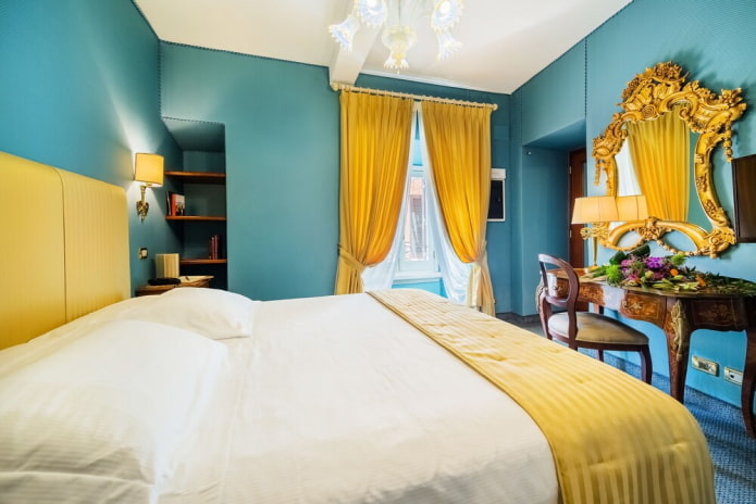 Combinaison de couleurs dans une chambre