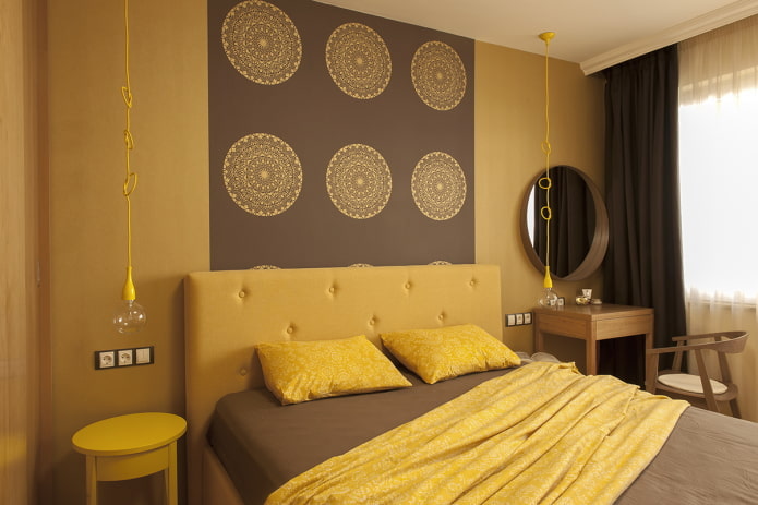 Combinaison de couleurs dans une chambre