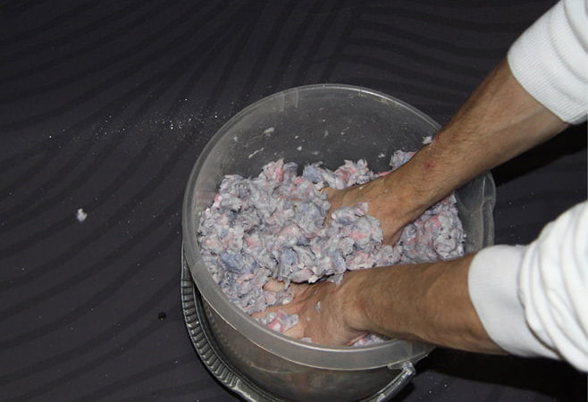mélange du mélange pour papier peint liquide