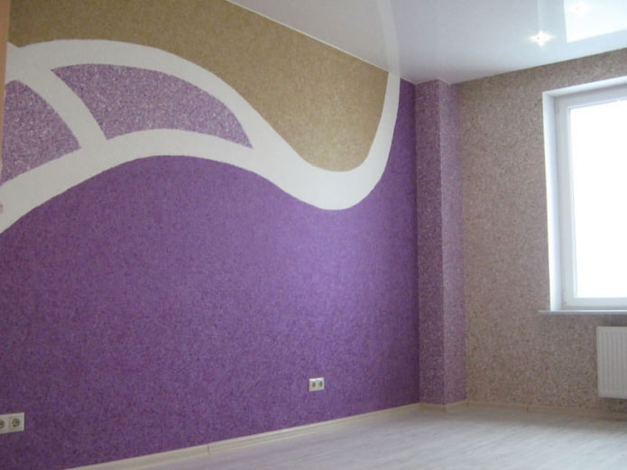 motif vague sur le mur