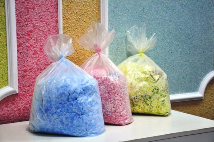 paquets de papier peint liquide