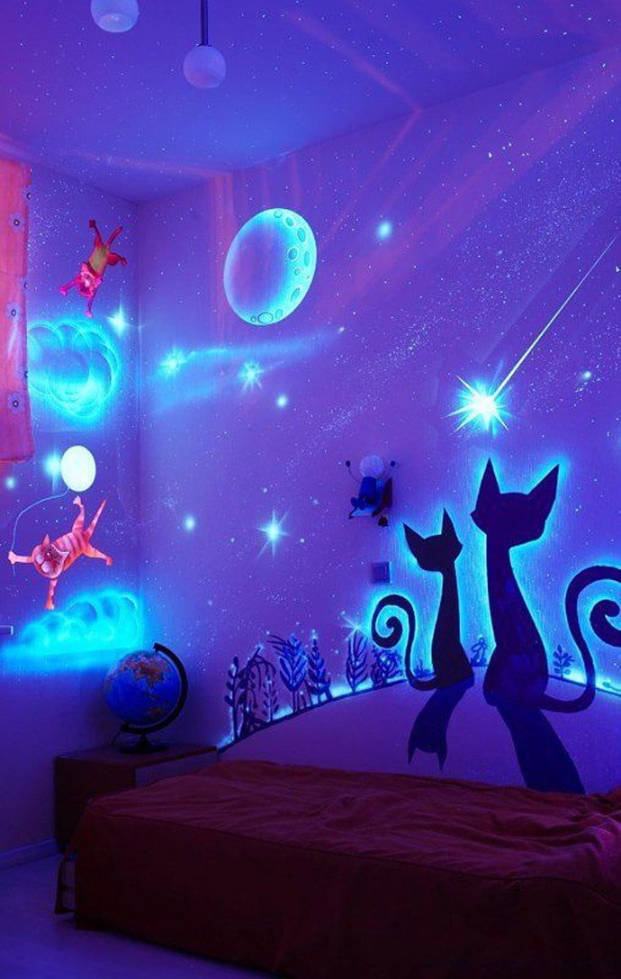 glowing wallpaper