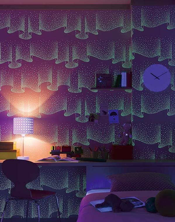glowing wallpaper
