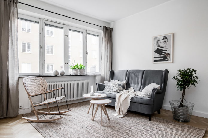 Table basse de style scandinave