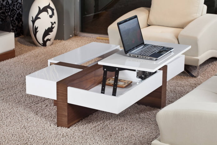 table basse transformable 