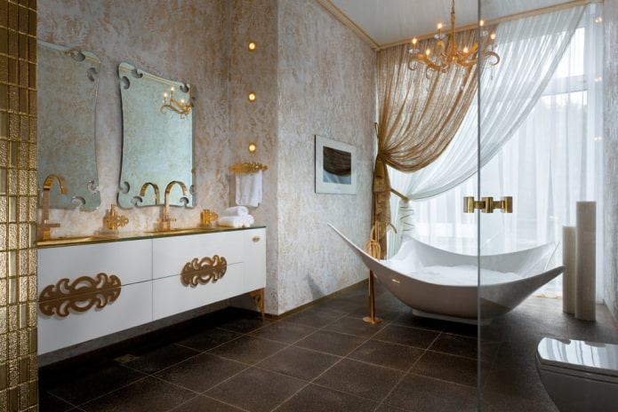 Salle de bain style Art déco