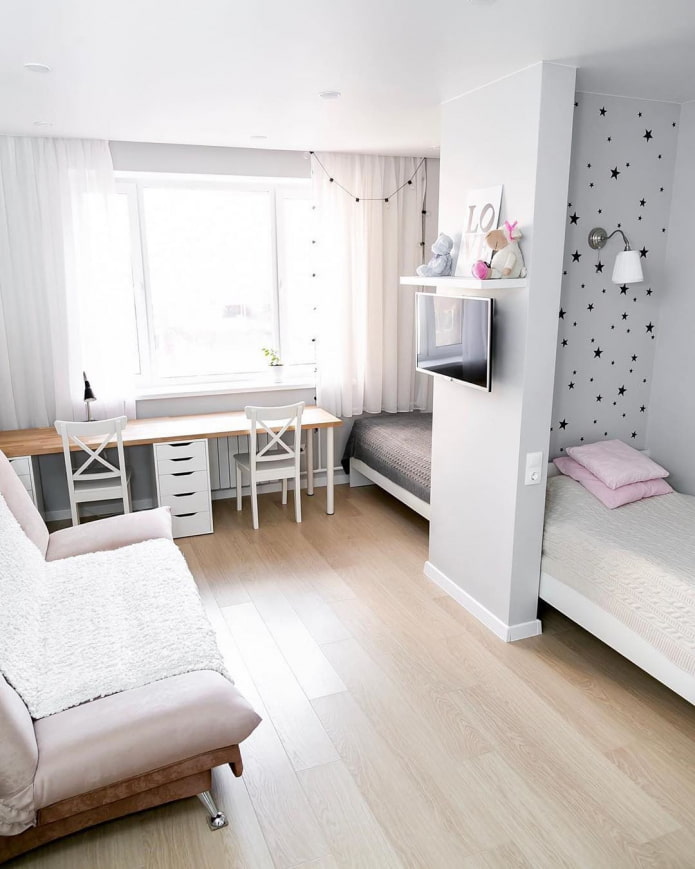 chambre d'enfant pour enfants de sexes différents