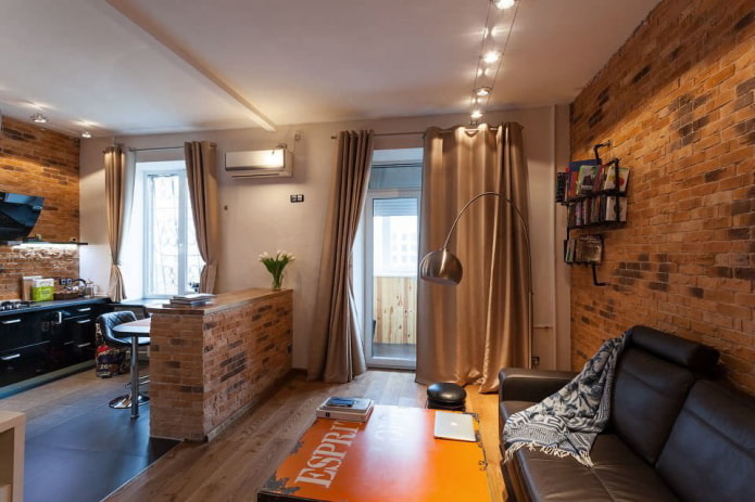 Aménagement d'un bar dans une cuisine-salon