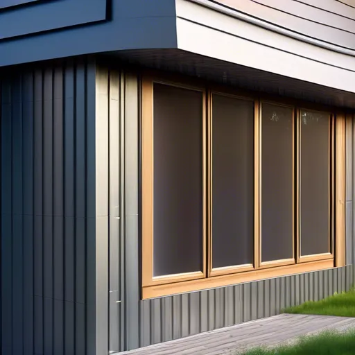 Avantages et installation de bardage métallique sous poutres en bois en Ukraine